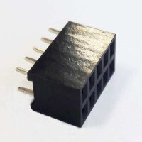DS1023-2X5S21 FEMALE HEADER 10PIN(2x5) 2.54mm THT V/T TRAY - 1