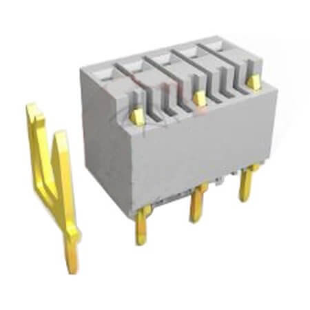 DS1023-40-05SV6AT FEMALE HEADER 5PIN(1x5) 2.50mm THT V/T H:7.60MM - 1