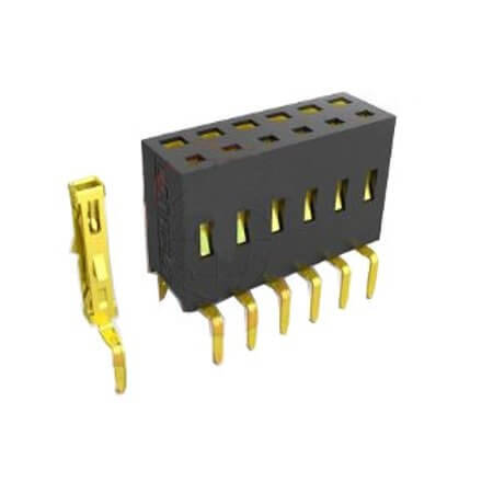 DS1023-47-2X6SV8B FEMALE HEADER 12PIN(2x6) 2.54mm THT V/T H:8.50MM - 1