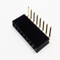 DS1024-1X8RF1 FEMALE HEADER 8PIN(1x8) 2.54mm THT R/A TRAY - 1