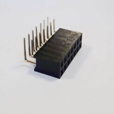 DS1024-2X7R2 FEMALE HEADER 14PIN(2x7) 2.54mm THT R/A TRAY - 1