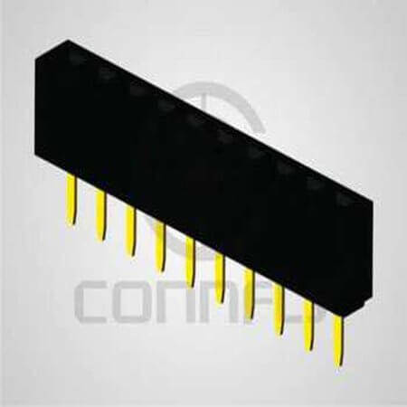 DS1026-01-1X40S8BV FEMALE HEADER 40PIN(1x40) 2.00mm THT V/T TUBE - 1