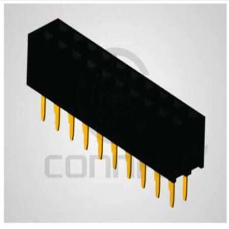 DS1026-06-2X8S8BV FEMALE HEADER 16PIN(2X8) 2.00MM THT V/T TUBE - 1