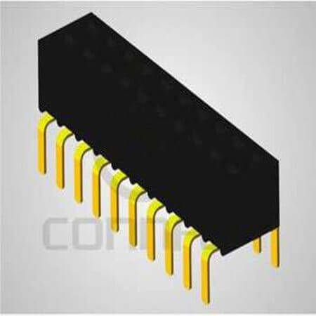 DS1026-11-2X8S8BR FEMALE HEADER 16PIN(2x8) 2.00mm THT V/T N/A - 1