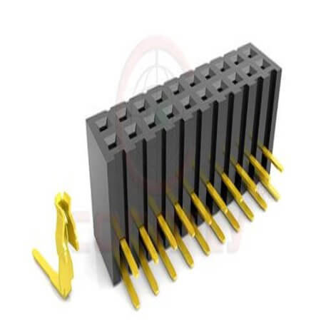 DS1026-13-2X6PS8BR FEMALE HEADER 12PIN(2X6) 2.00mm THT R/A N/A - 1