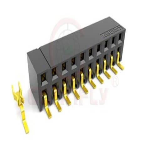 DS1026-14-2X7S8BS FEMALE HEADER 14PIN(2x7) 2.00mm SMT R/A - 1