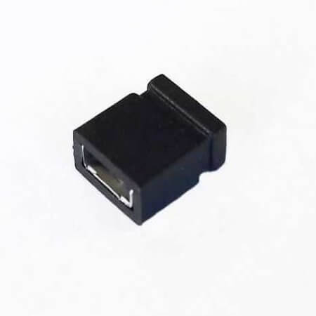 DS1027-2BBN0 JUMPER 2PIN 2.54MM CLOSED 6.0MM BLACK - 1