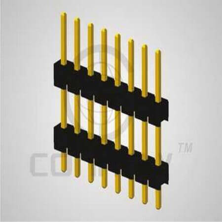 DS1029-01-1X8P8BVA23 PIN HEADER 8PIN(1X8) 2.54mm THT V/T - 1