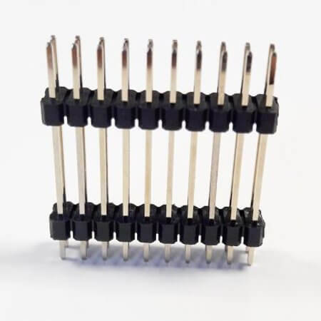 DS1029-04-2X10P8BVA-43 PIN HEADER 20PIN(2x10) 2.54mm THT V/T - 1