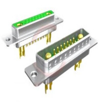 DS1033-02-FBN81 DSUB MACHINE 17W2(15+2)PIN 180C SOLDER FEMALE BLAC - 1