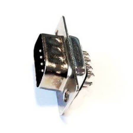 DS1033-09MUNSISS CONNECTOR DSUB 9PIN SOLDER TYPE 180C MALE BLUE - 1