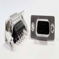 DS1034-01-09FBTSI3X CONNECTOR DSUB 9PIN 180C PCB TYPE FEMALE - 1