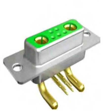 DS1034-04-FBN81 CONN.DSUB 7W2(5+2) FEMALE MACHINE PIN THT R/A - 1