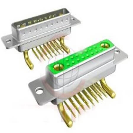 DS1034-05-FBN8 DSUB MACHINE 17W2(15+2)PIN 90C SOLDER FEMALE BLACK - 1