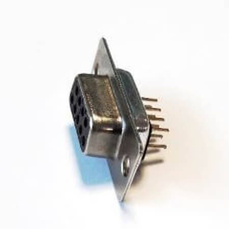 DS1034-09FBNSISS CONNECTOR DSUB 9PIN 180C PCB TYPE FEMALE - 1
