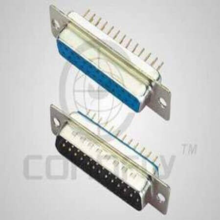 DS1034-25FBNSISS CONNECTOR DSUB 25PIN 180C PCB TYPE FEMALE CONNFLY - 1