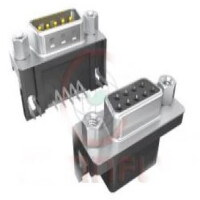 DS1037-04-09FNAKT74 CONNECTOR DSUB MACHINE 9PIN 90C PCB FEMALE BLACK - 1