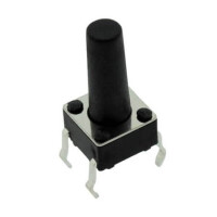 DS1041-01-111KKA13010 SWITCH TACT 6.00x6.00 12.50mm 130gF THT V/T - 1