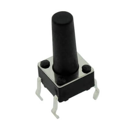 DS1041-01-111KKA13010 SWITCH TACT 6.00x6.00 12.50mm 130gF THT V/T - 1