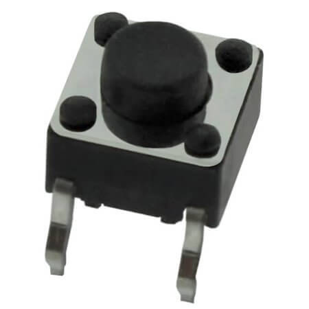 DS1041-01-12KKA16010 SWITCH TACT 6.00x6.00 5.00mm 160gF THT V/T - 1