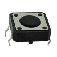 DS1041-2-1-KKAX-160-5 SWITCH TACT 12.00x12.00 4.30mm 160gF THT V/T - 1