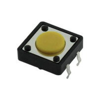 DS1041-2-1-KYAX-160-05 SWITCH TACT 12.00x12.00 4.30mm 160gF THT V/T - 1