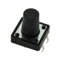 DS1041-2-11-KKAX-160 SWITCH TACT 12.00x12.00 12.50mm 160gF THT V/T - 1