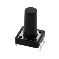 DS1041-2-12-KKAX-160-10X SWITCH TACT 12.00x12.00 17.00mm 160gF THT V/T - 1