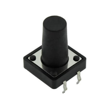 DS1041-2-17-KKAX-250-10X SWITCH TACT 12.00x12.00 15.00mm 250gF THT V/T - 1