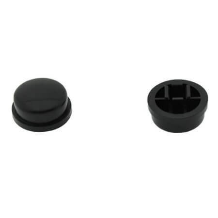 DS1042-02-C-K SWITCH COVER ROUND BLACK - 1