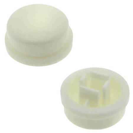 DS1042-02-C-W SWITCH COVER WHITE ROUND - 1