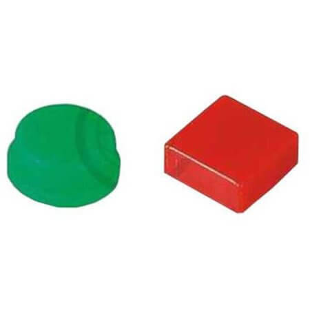 DS1042-02-FR SWITCH COVER RED SQUARE (MAVİ KARE KAPAK) - 1