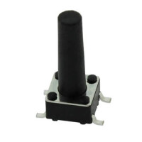 DS1042-03-1-17-KKR160 SWITCH TACT 6.00x6.00 15.00mm 160gF SMT V/T - 1