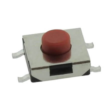 DS1042-07-1-2KRR16010 SWITCH TACT 6.20x6.20 3.50mm 160gF SMT V/T - 1