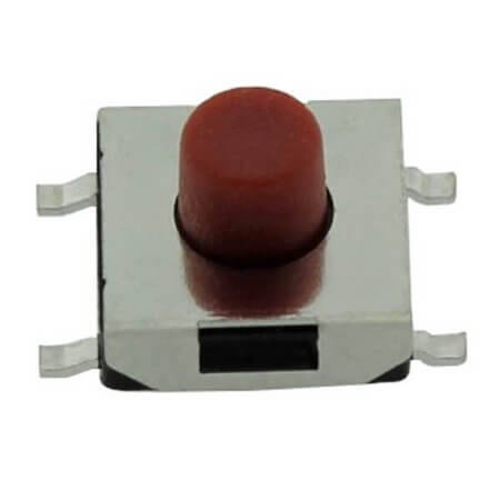 DS1042-07-1-4KRR16008 SWITCH TACT 6.20x6.20 4.30mm 160gF SMT V/T - 1
