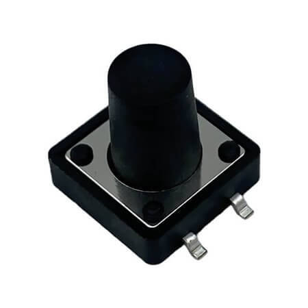 DS1042-2-11-KKRX-160-10 SWITCH TACT 12.00x12.00 12.50mm 160gF SMT V/T - 1