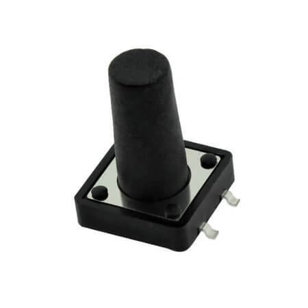 DS1042-2-12-KKRX-160-10 SWITCH TACT 12.00x12.00 17.00mm 160gF SMT V/T - 1