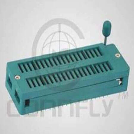DS1043-400G IC-SOCKET 40PIN ZIF GREEN CONNFLY - 1