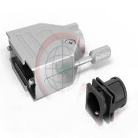 DS1049-25M1 DSUB METAL HOOD 25PIN LONG BOLT UNC 4-40 - 1