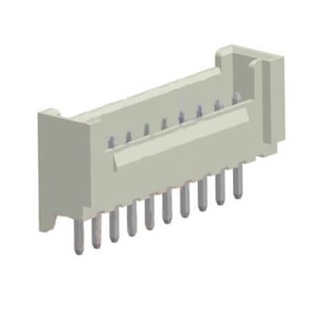 DS1066-05-7MV6V CON.T.B.2.00MM 7PIN(1X7)THT V/T MALE IVORY WAFER - 1