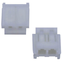 DS1069-01-02FCW CON.T.B.2.50MM 2PIN(1X2)180C FEMALE WHITE CONNFLY - 1