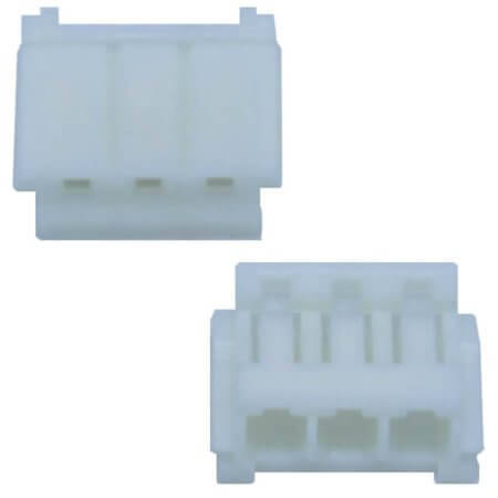 DS1069-01-03FCW CON.T.B.2.50MM 3PIN(1X3)180C FEMALE WHITE CONNFLY - 1