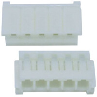 DS1069-01-05FCW CON.T.B.2.50MM 5PIN(1X5)180C FEMALE WHITE CONNFLY - 1