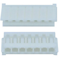 DS1069-01-07FCW CON.T.B.2.50MM 7PIN(1X7) 180C FEMALE WHITE CONNFLY - 1