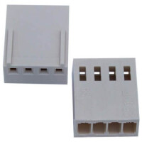 DS1070-SCV04 CON.T.B.2.54MM 4P FEMALE IVORY CONNFLY - 1