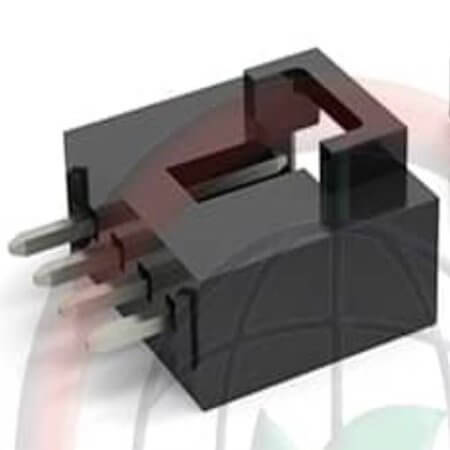 DS1070-06-2MV8B CON.T.B.2.54MM 2PIN(1X2) THT V/T MALE BLACK CONNFL - 1