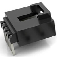 DS1070-06-3MR8B CON.T.B.2.54MM 3PIN(1X3) THT R/A MALE BLACK CONNFL - 1