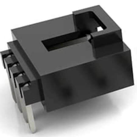 DS1070-06-3MR8B CON.T.B.2.54MM 3PIN(1X3) THT R/A MALE BLACK CONNFL - 1