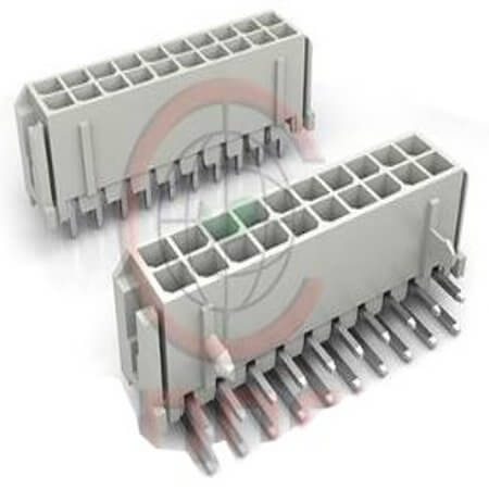 DS1073-04-2X6MVB6 CON.T.B.3.00MM 12PIN(2X6) 180C MALE BLACK CONNFLY - 1