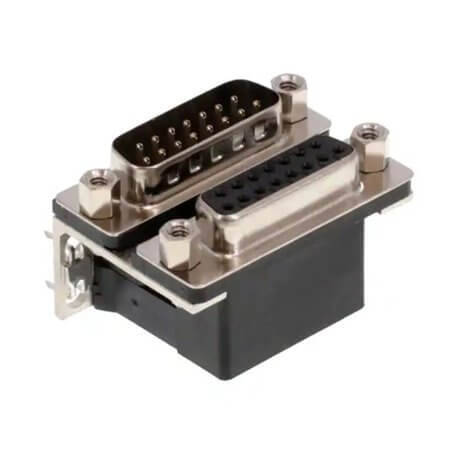 DS1082-01-15M15F0B24 CONN.DSUB STACKED 15PIN MALE 15PIN FEMALE 15.88MM - 1